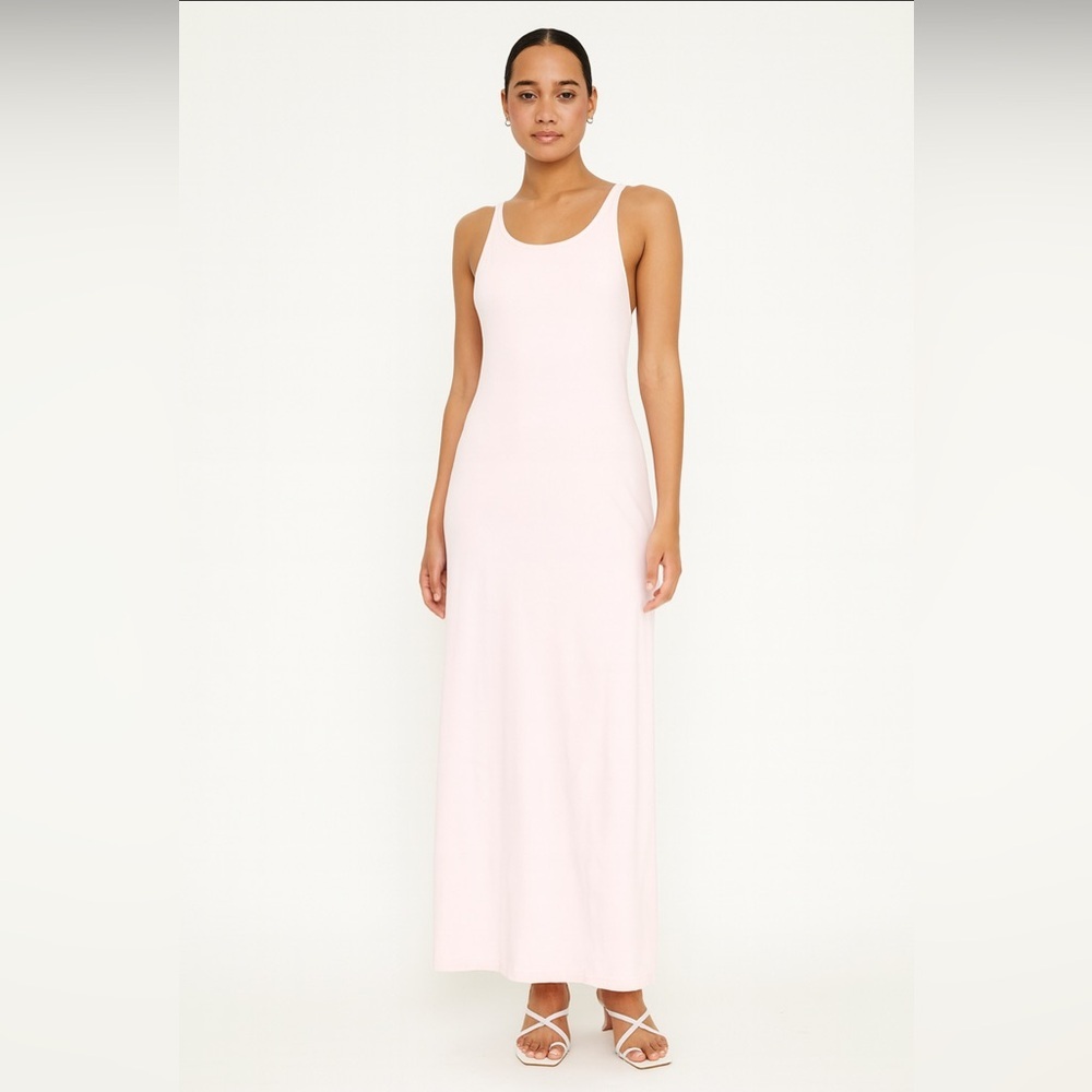Leze the Label Elegant Cross Back Pink Maxi Dress.   Size-2X